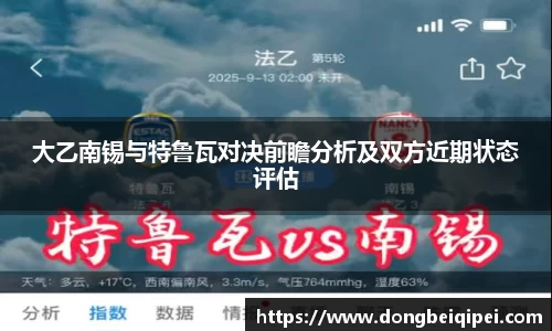 大乙南锡与特鲁瓦对决前瞻分析及双方近期状态评估